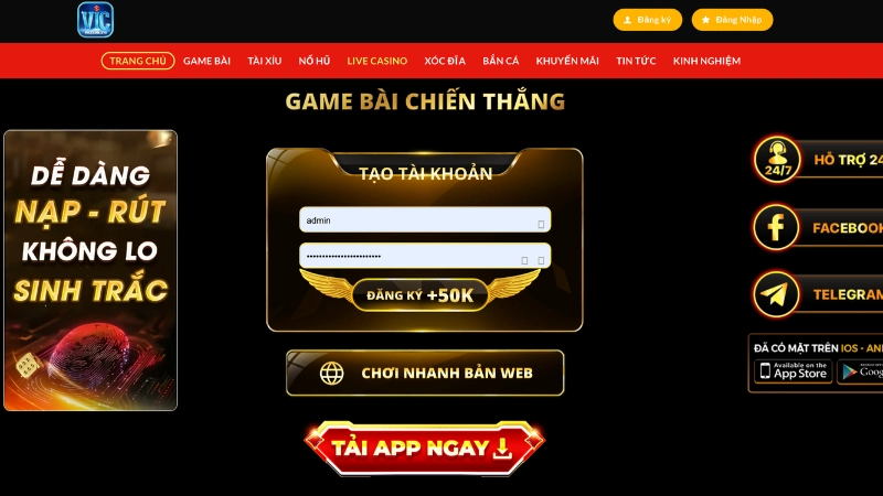Hướng dẫn cách tải app Vicclub